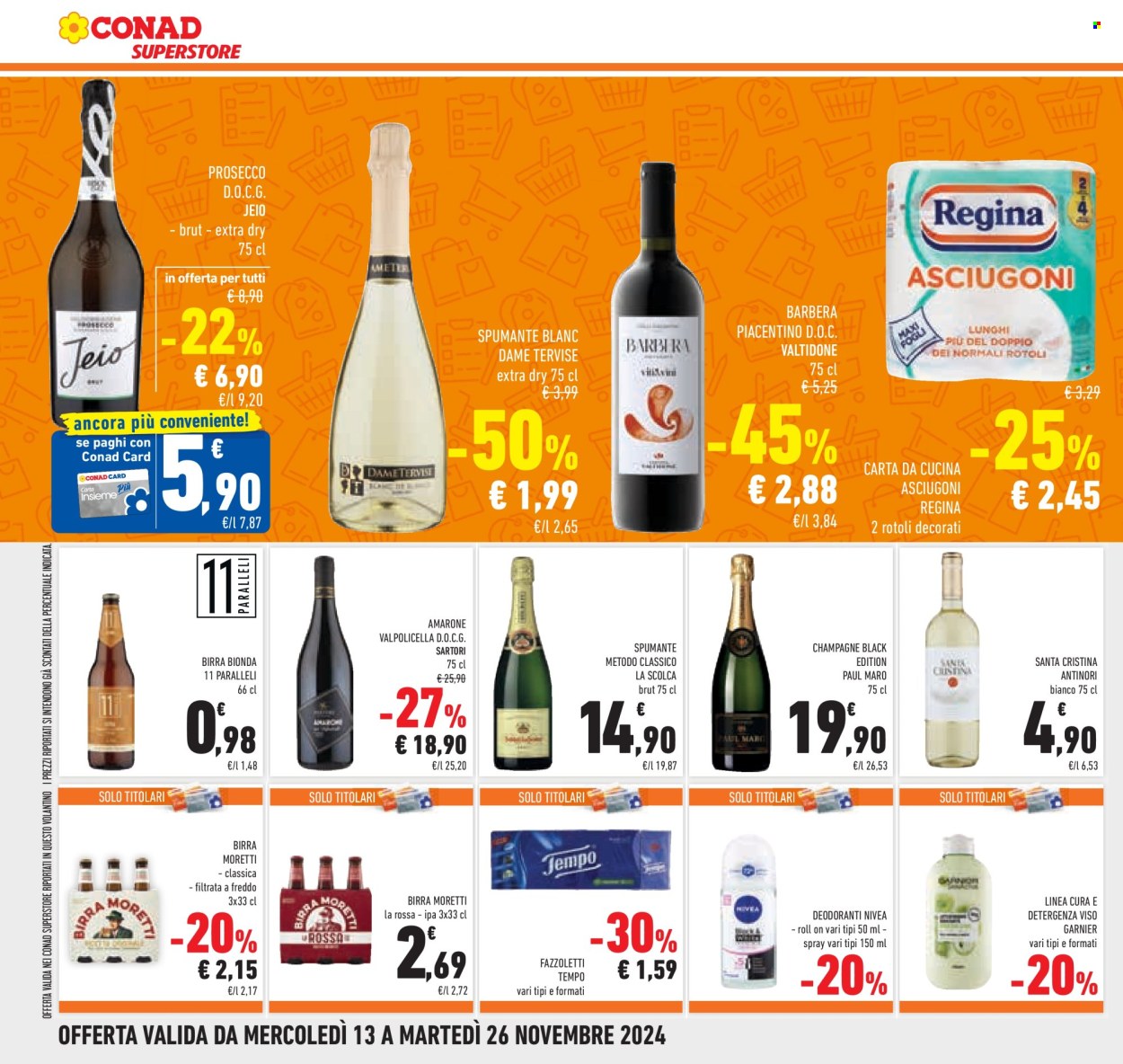 Volantino Conad Superstore - 13/11/2024 - 26/11/2024. Pagina 1