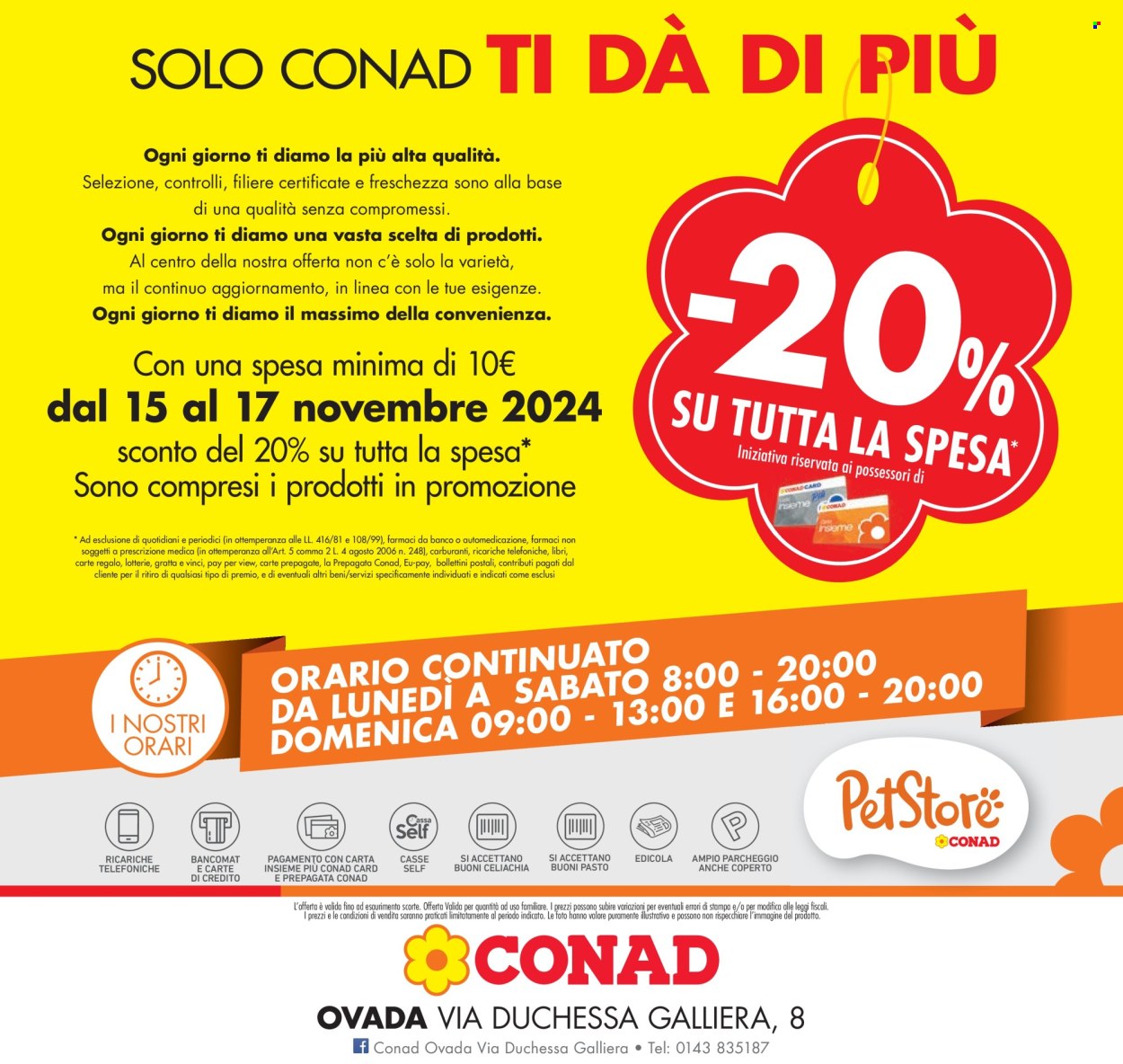 Volantino Conad - 14/11/2024 - 27/11/2024. Pagina 1