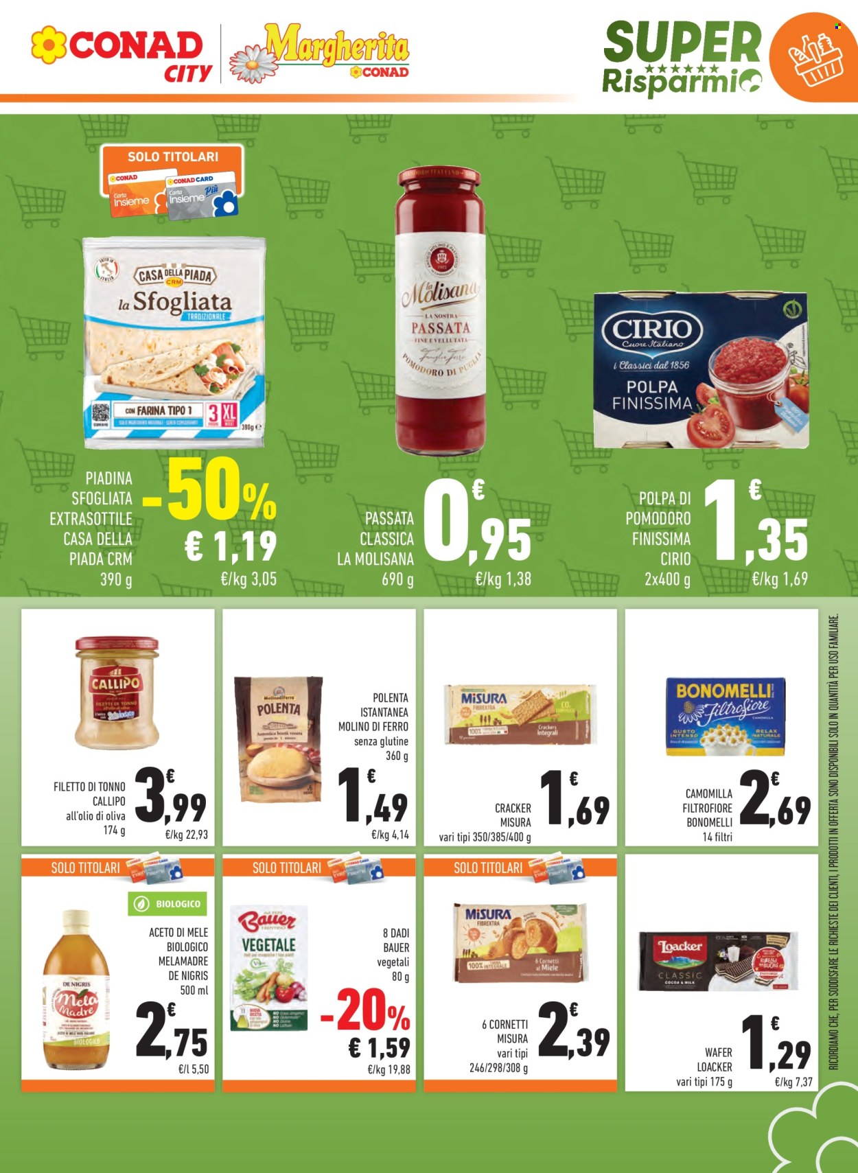 Volantino Margherita Conad - 13/11/2024 - 26/11/2024. Pagina 1