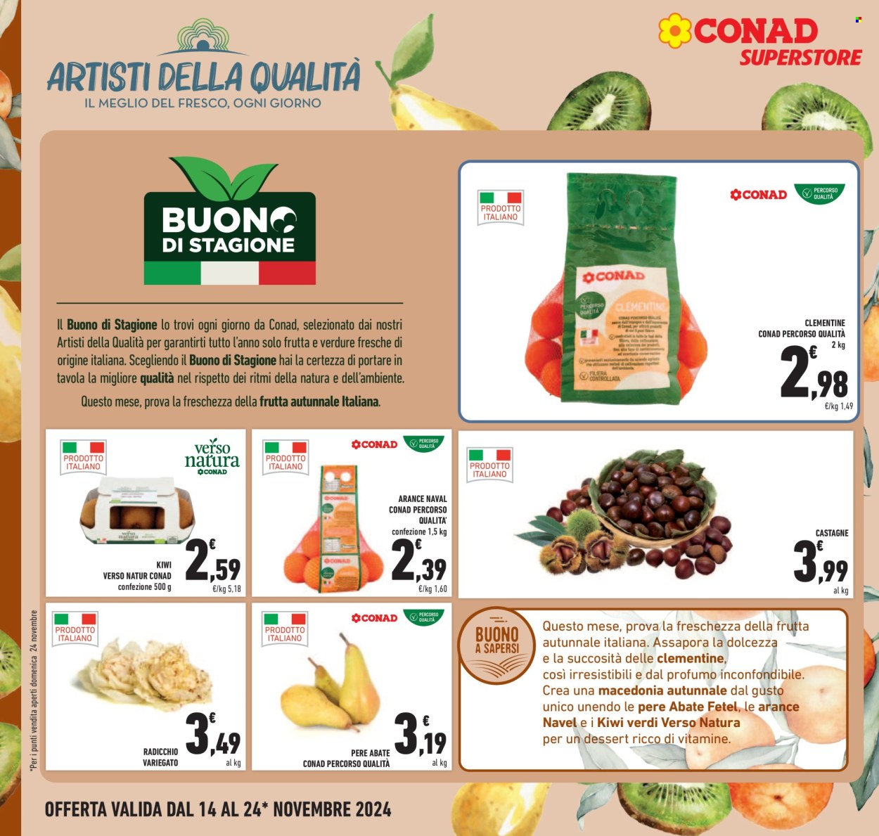 Volantino Conad Superstore - 14/11/2024 - 24/11/2024. Pagina 1