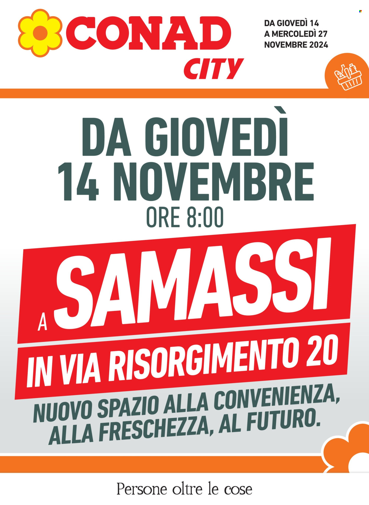 Volantino Margherita Conad - 14/11/2024 - 27/11/2024. Pagina 1