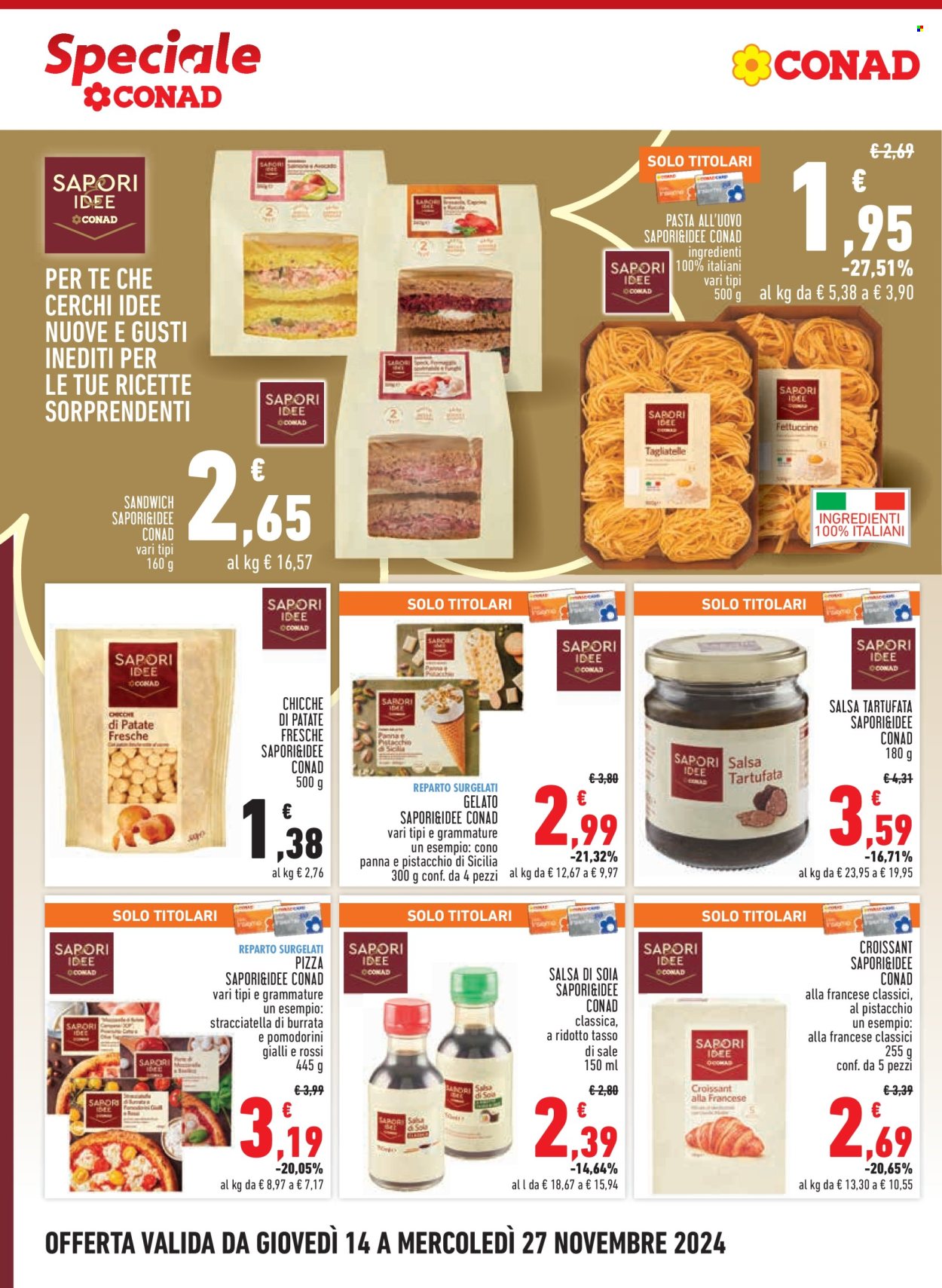 Volantino Margherita Conad - 14/11/2024 - 27/11/2024. Pagina 1