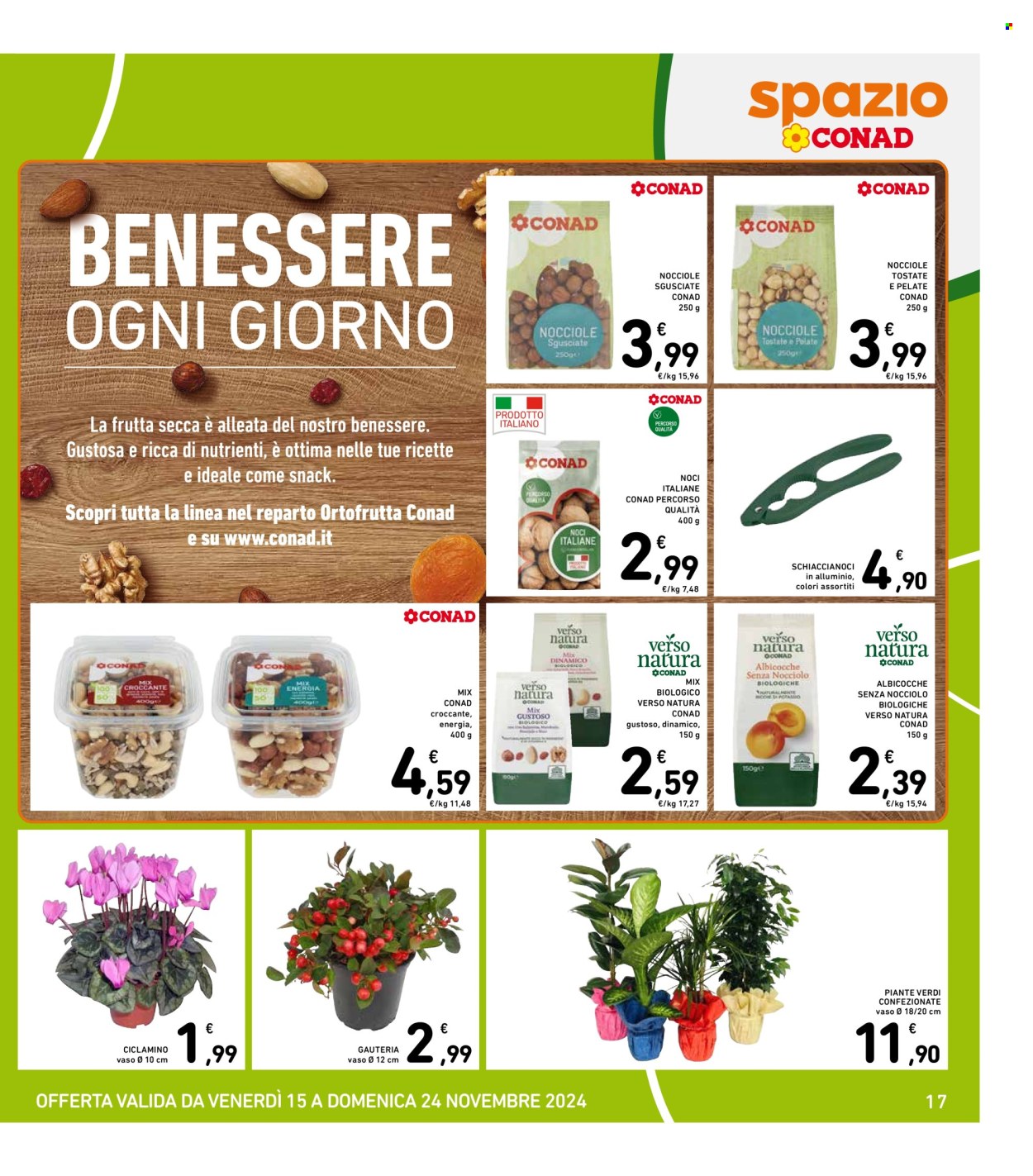 Volantino Spazio Conad - 15/11/2024 - 24/11/2024. Pagina 1