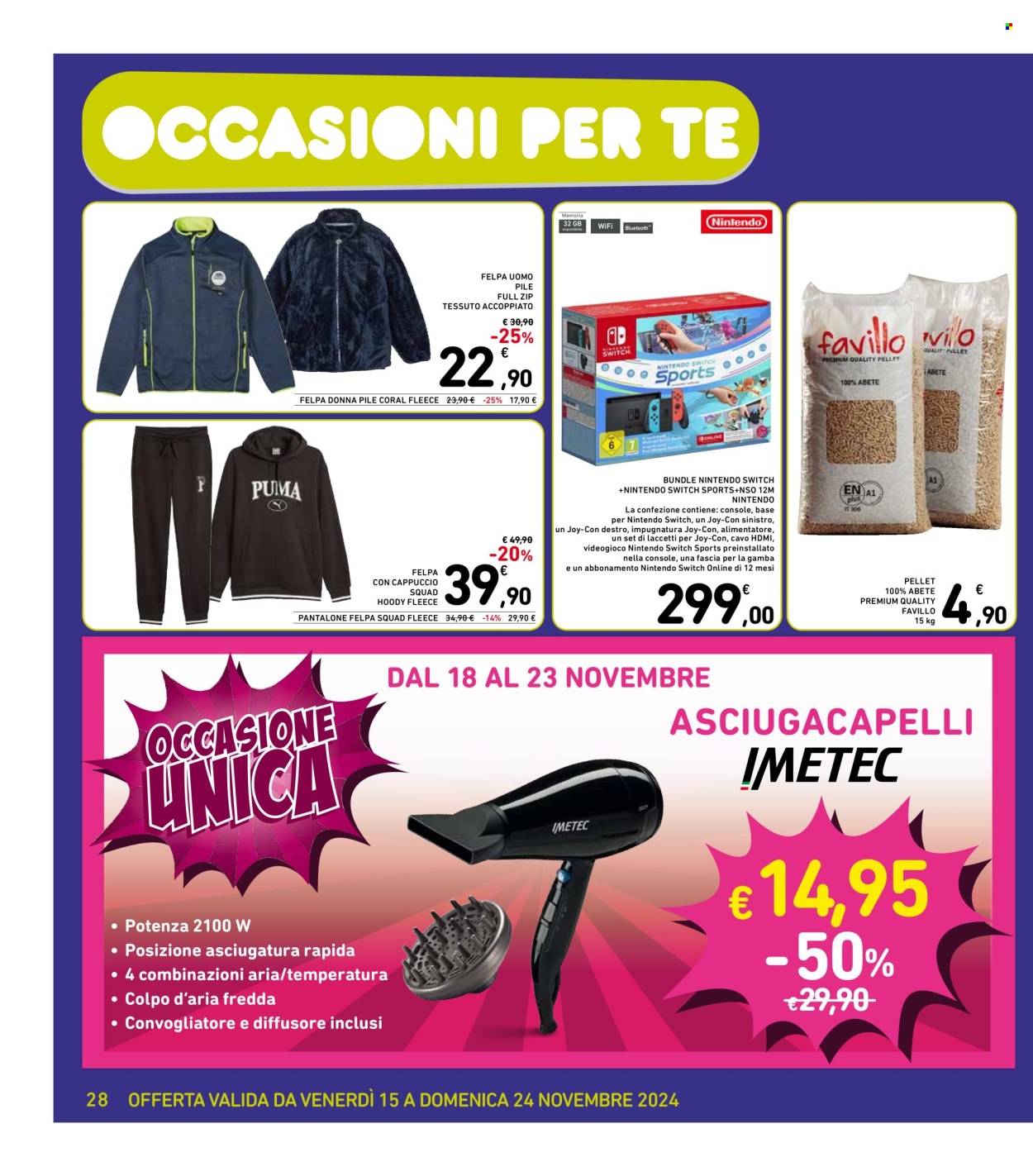 Volantino Spazio Conad - 15/11/2024 - 24/11/2024. Pagina 1