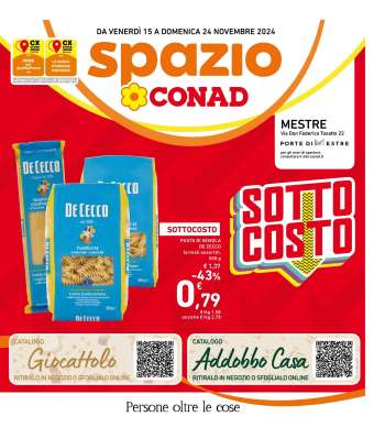 Volantino Spazio Conad - 15/11/2024 - 24/11/2024.