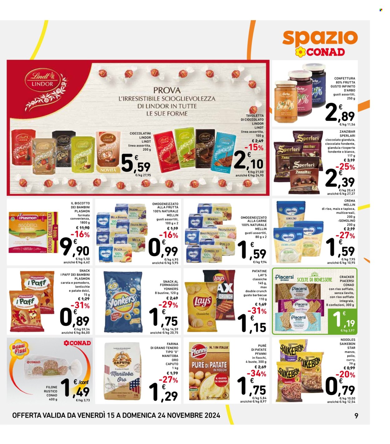 Volantino Spazio Conad - 15/11/2024 - 24/11/2024. Pagina 1