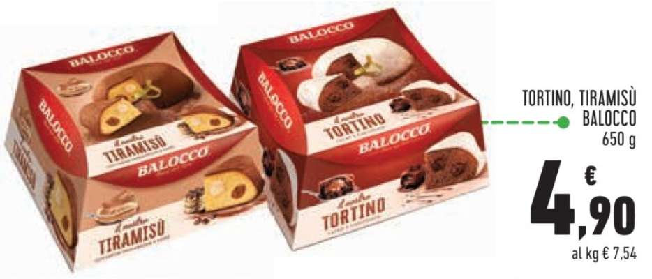 Tortino, Tiramisù Balocco