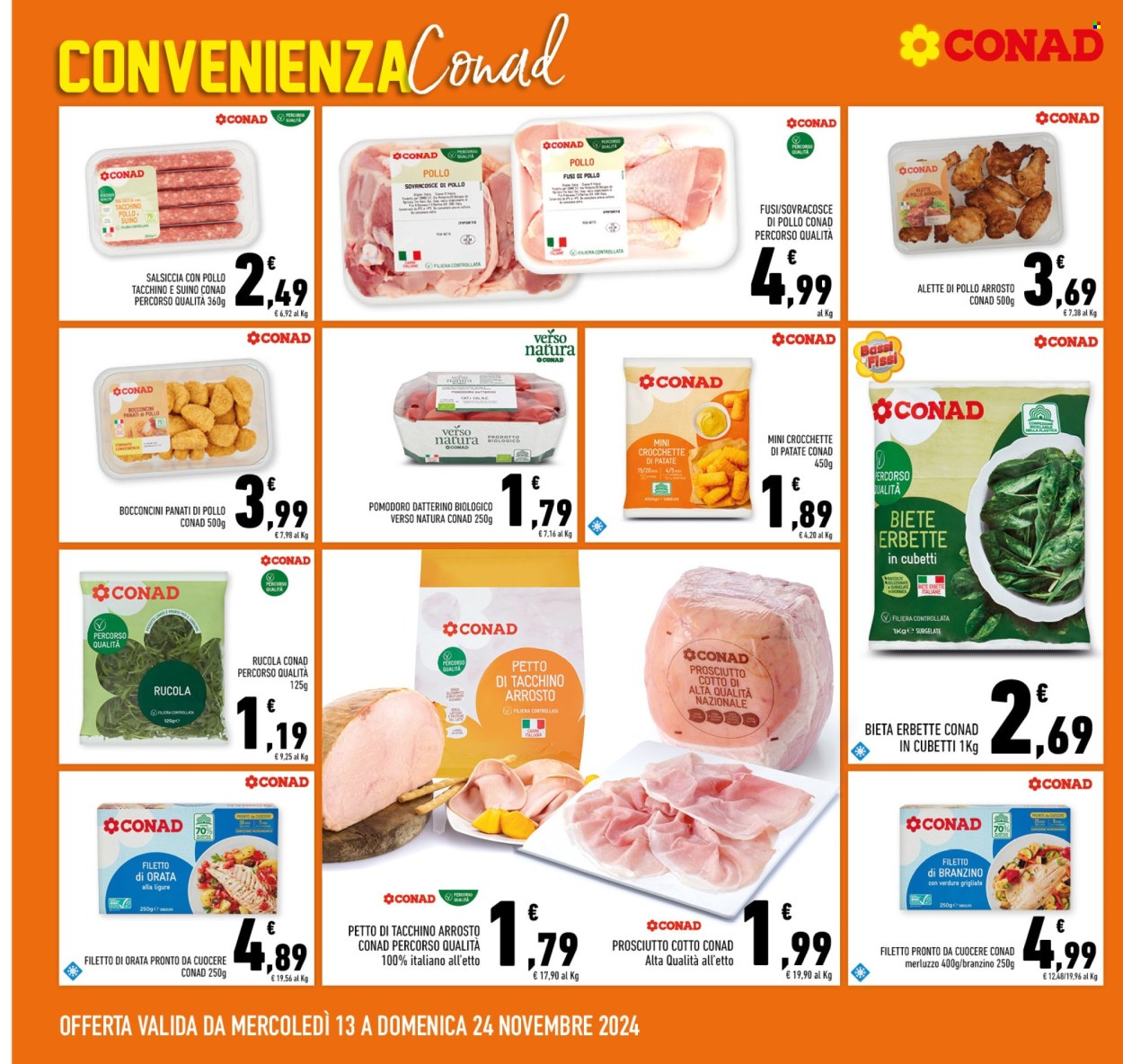 Volantino Conad - 13/11/2024 - 24/11/2024. Pagina 1