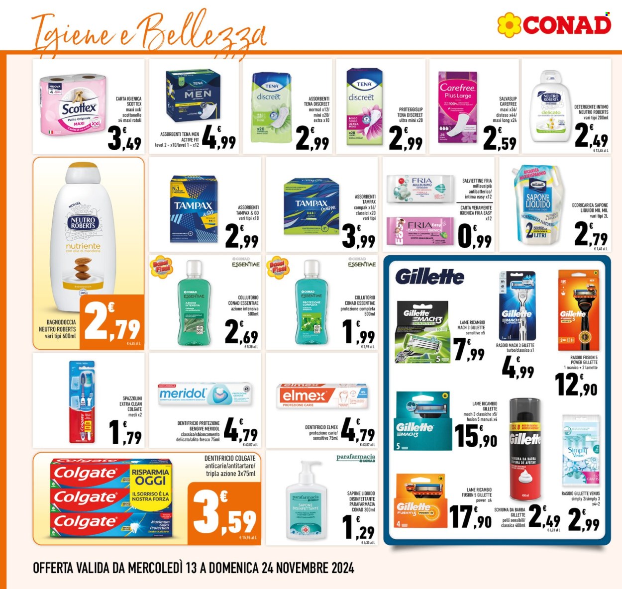 Volantino Conad - 13/11/2024 - 24/11/2024. Pagina 1