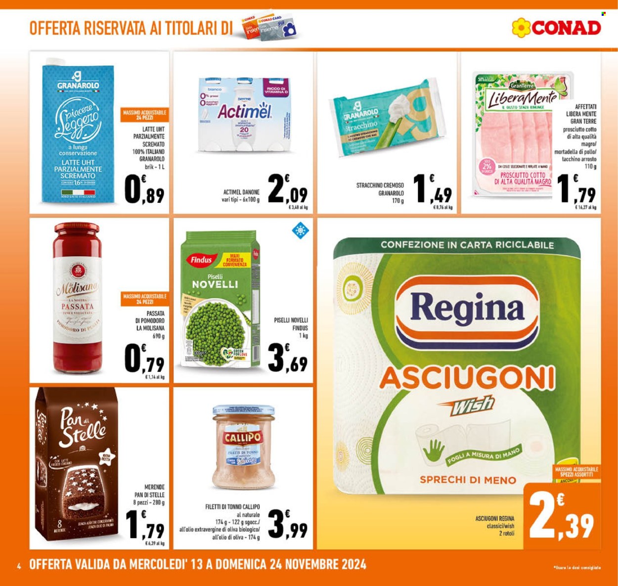 Volantino Conad - 13/11/2024 - 24/11/2024. Pagina 1