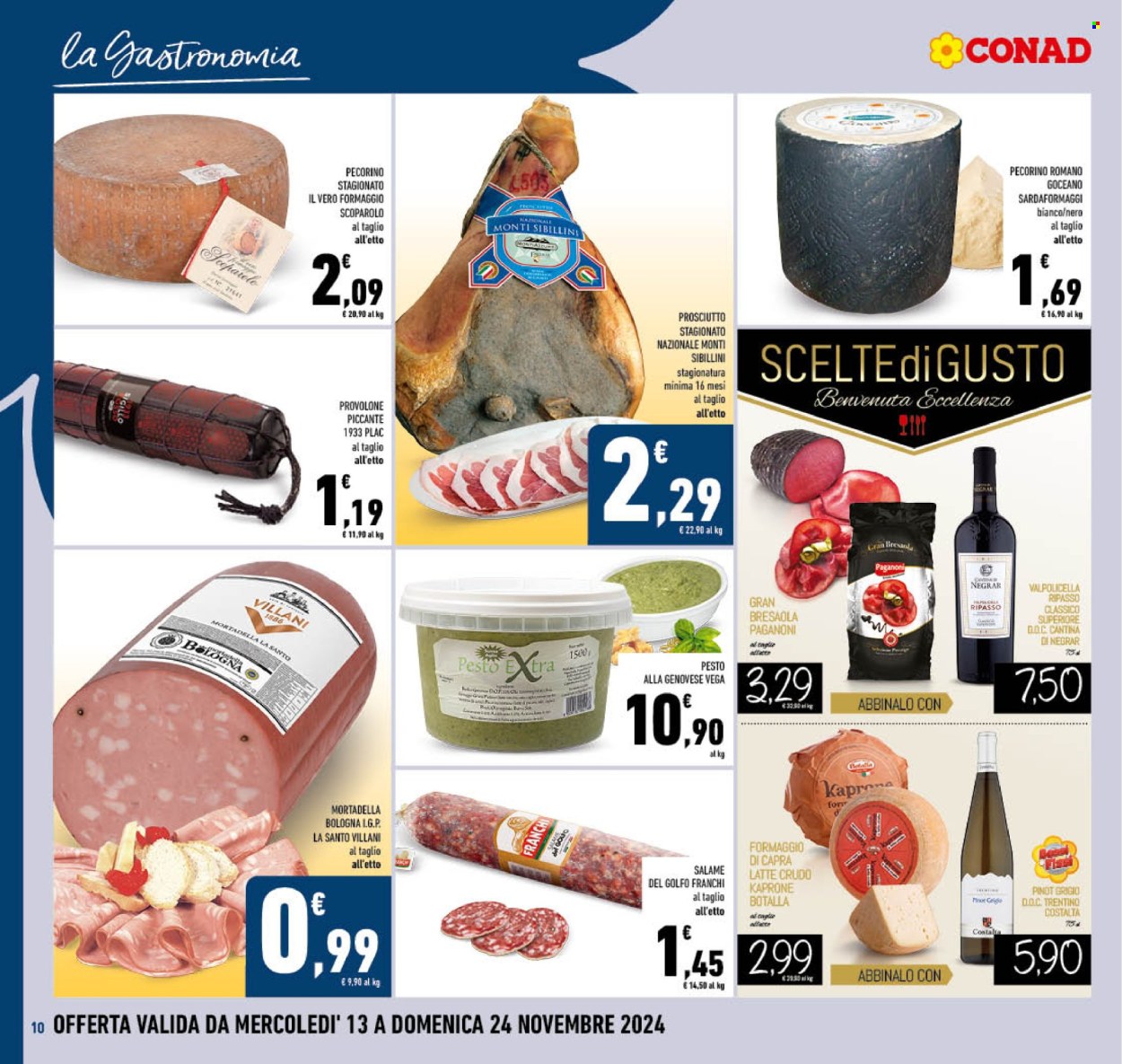 Volantino Conad - 13/11/2024 - 24/11/2024. Pagina 1