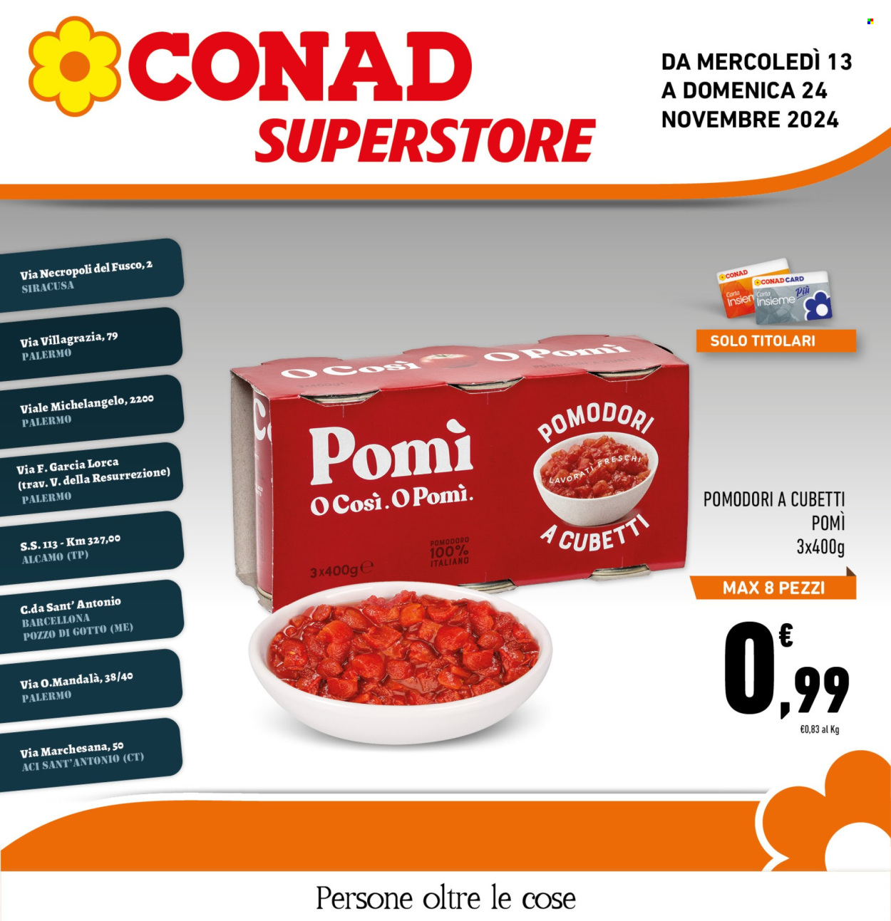 Volantino Conad Superstore - 13/11/2024 - 24/11/2024. Pagina 1