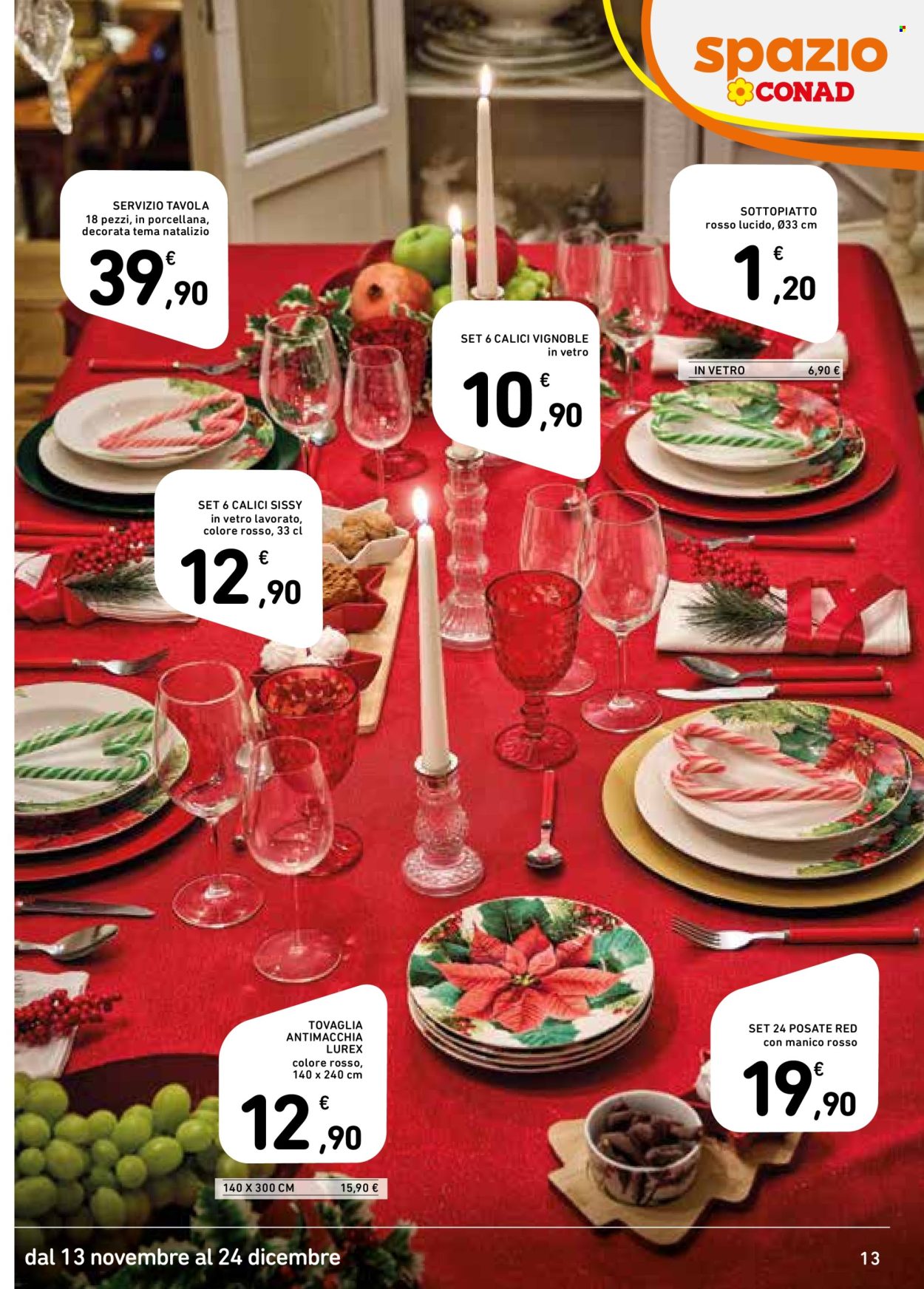 Volantino Spazio Conad - 13/11/2024 - 24/12/2024. Pagina 1