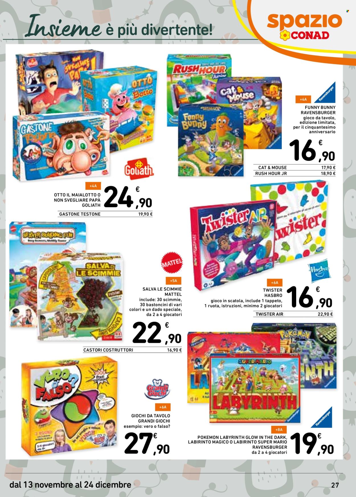 Volantino Spazio Conad - 13/11/2024 - 24/12/2024. Pagina 1