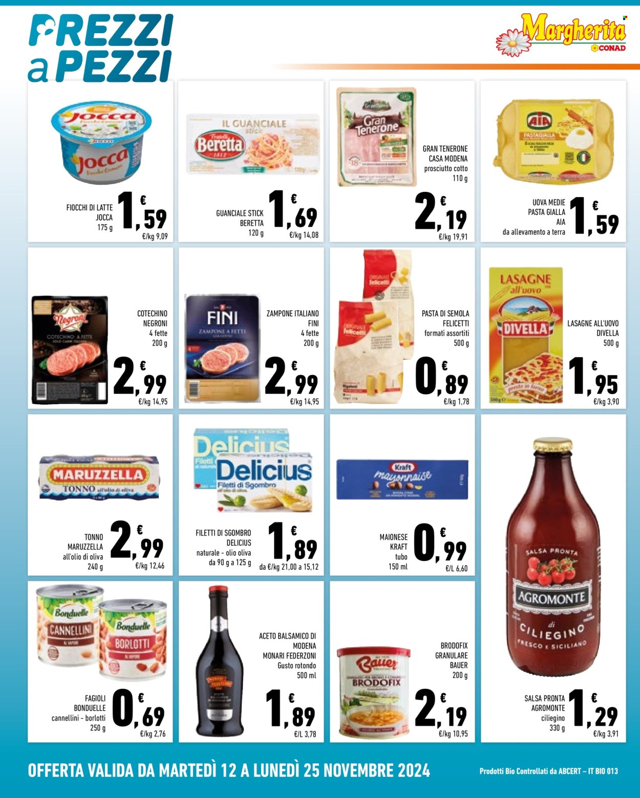 Volantino Margherita Conad - 12/11/2024 - 25/11/2024. Pagina 1