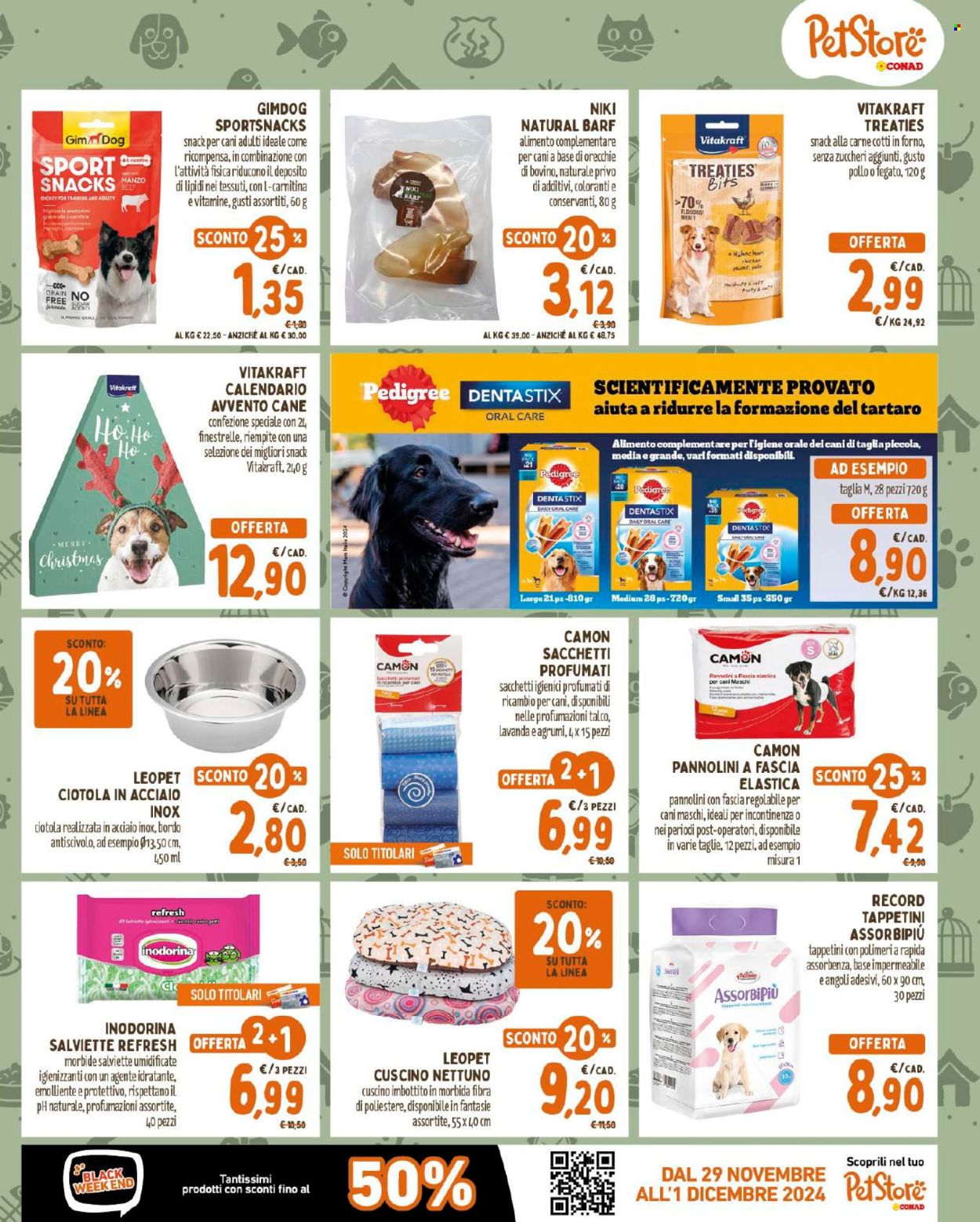 Volantino Pet Store Conad - 14/11/2024 - 10/12/2024. Pagina 1