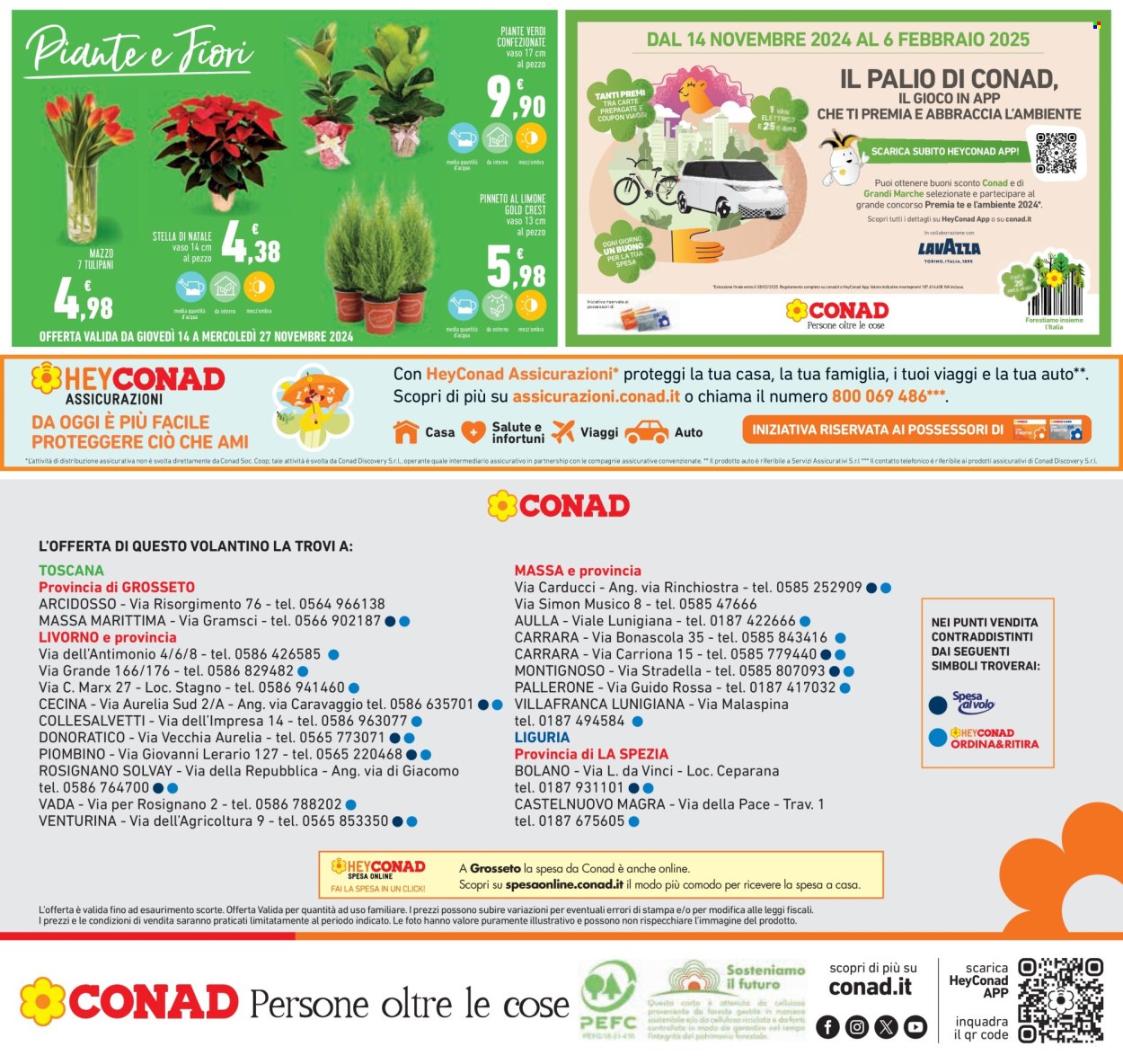 Volantino Conad - 14/11/2024 - 27/11/2024. Pagina 1