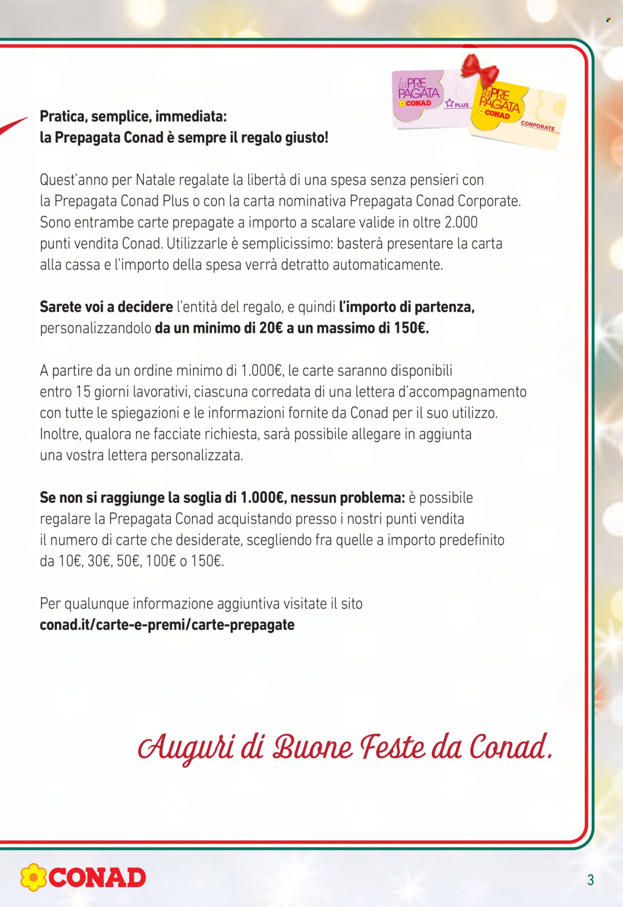 Volantino Conad - 1/11/2024 - 15/12/2024. Pagina 1