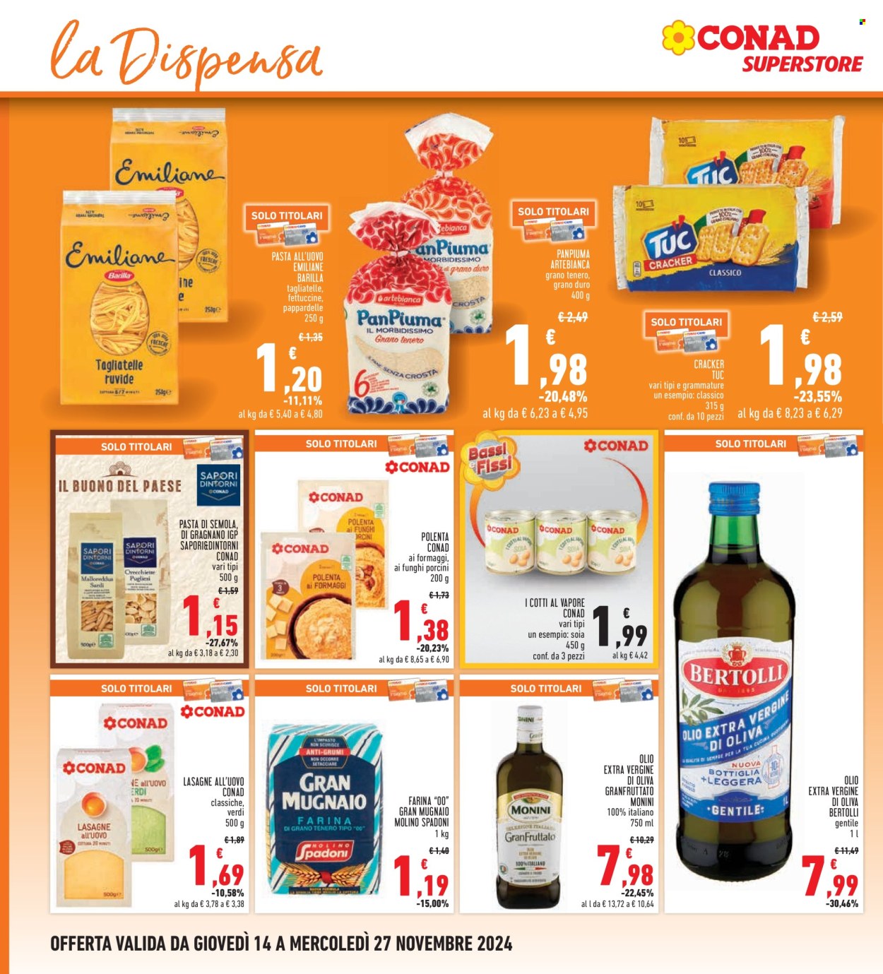 Volantino Conad Superstore - 14/11/2024 - 27/11/2024. Pagina 1