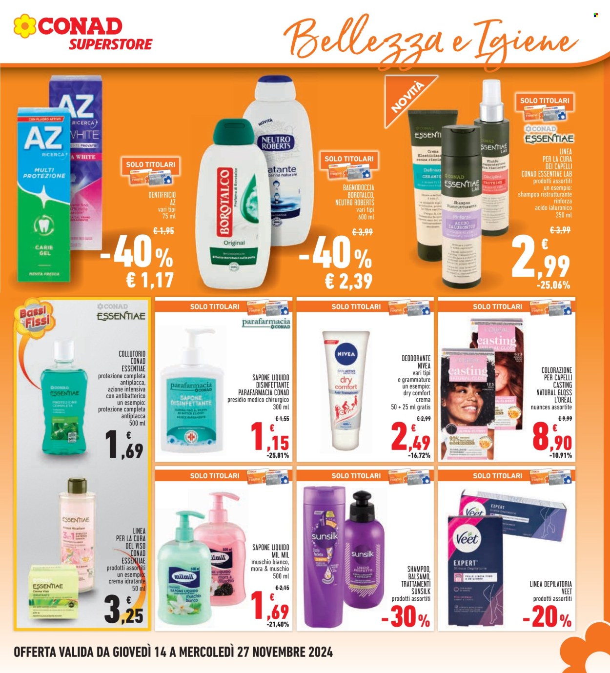 Volantino Conad Superstore - 14/11/2024 - 27/11/2024. Pagina 1