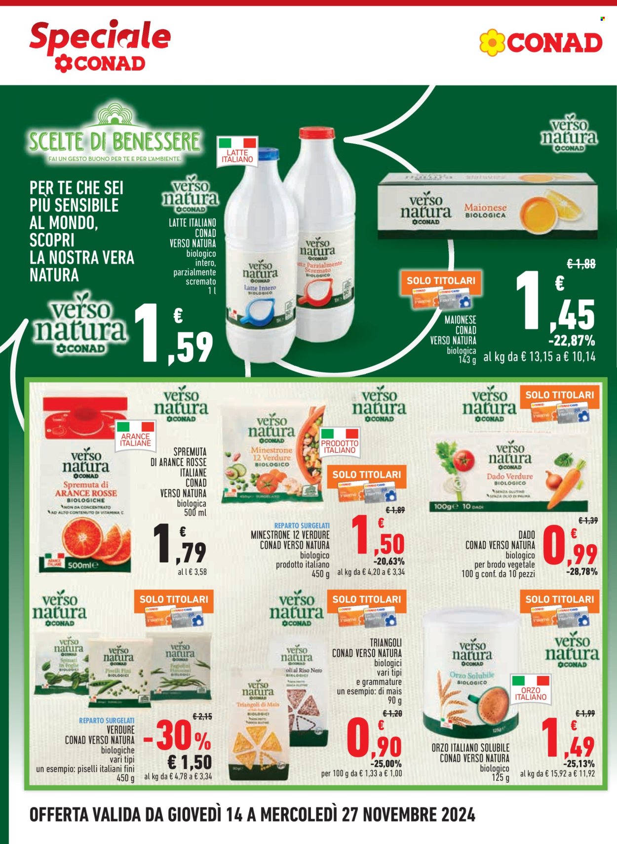 Volantino Conad - 14/11/2024 - 27/11/2024. Pagina 1