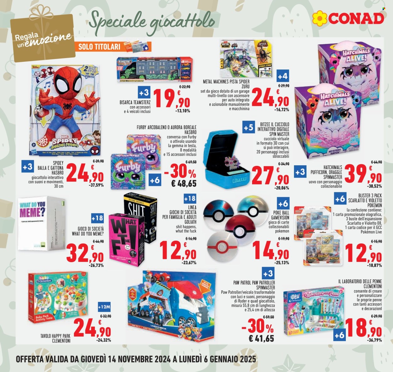 Volantino Conad - 14/11/2024 - 27/11/2024. Pagina 1