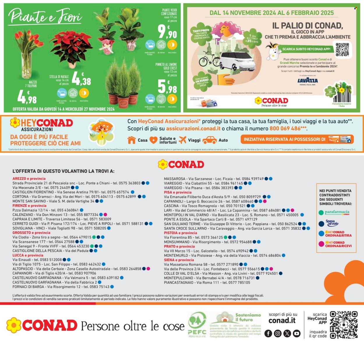 Volantino Conad - 14/11/2024 - 27/11/2024. Pagina 1