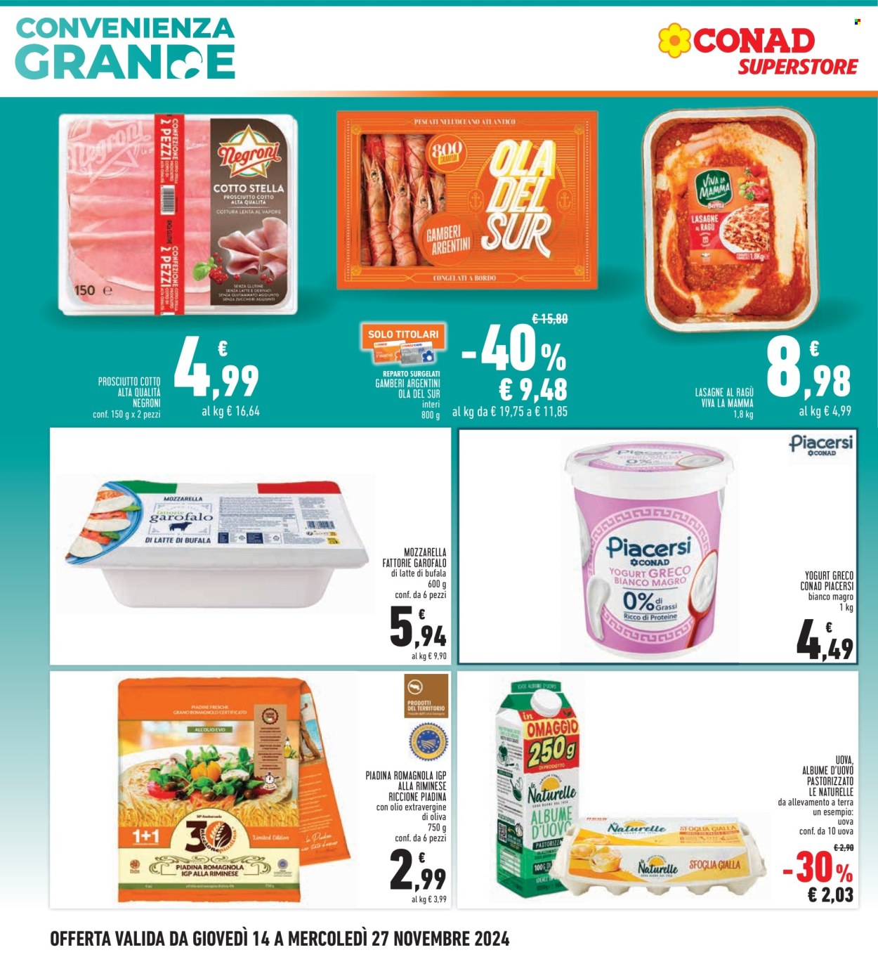 Volantino Conad Superstore - 14/11/2024 - 27/11/2024. Pagina 1