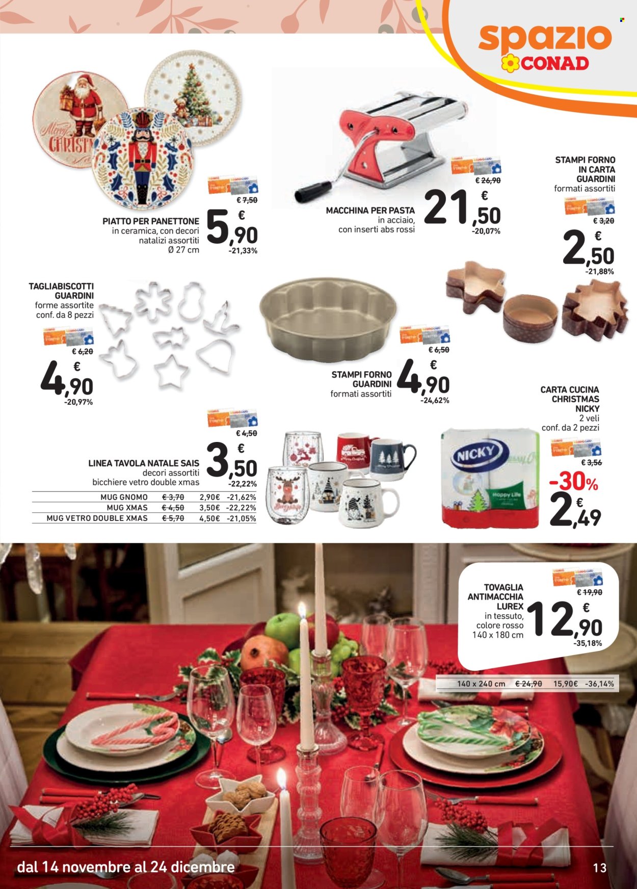 Volantino Spazio Conad - 14/11/2024 - 24/12/2024. Pagina 1