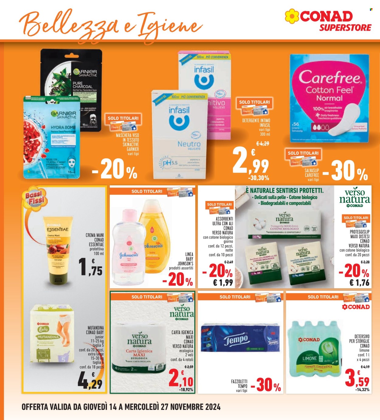 Volantino Conad Superstore - 14/11/2024 - 27/11/2024. Pagina 1