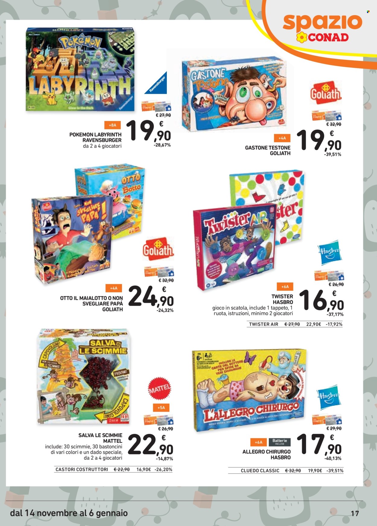 Volantino Spazio Conad - 14/11/2024 - 6/1/2025. Pagina 1