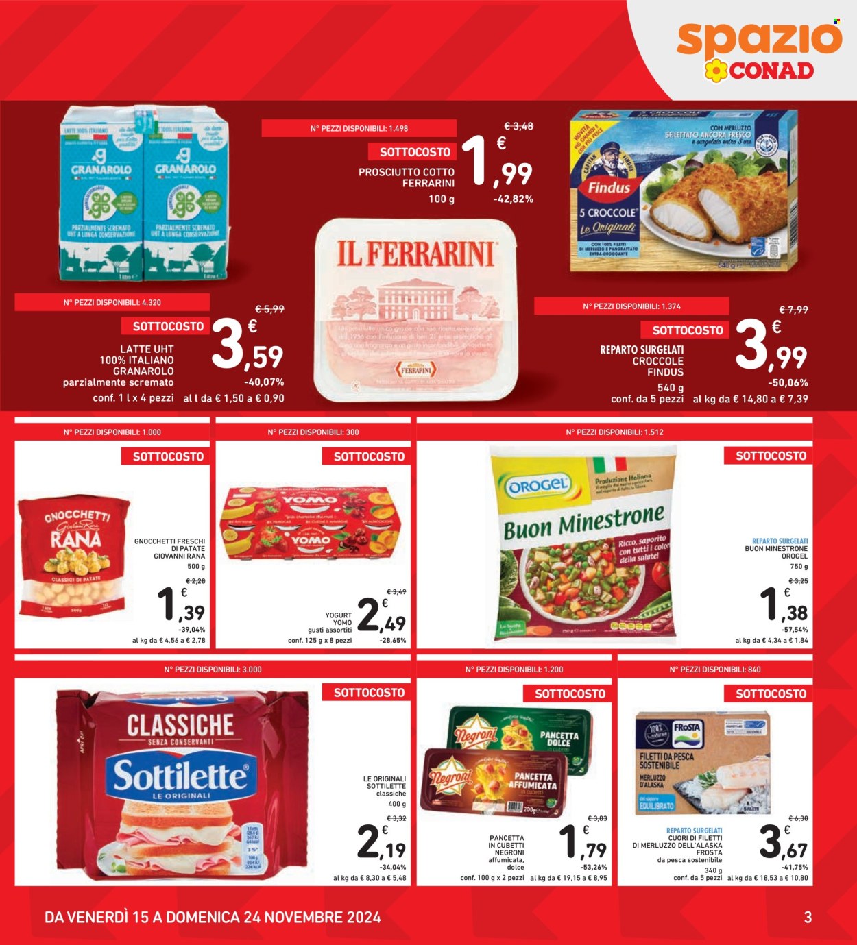 Volantino Spazio Conad - 15/11/2024 - 24/11/2024. Pagina 1