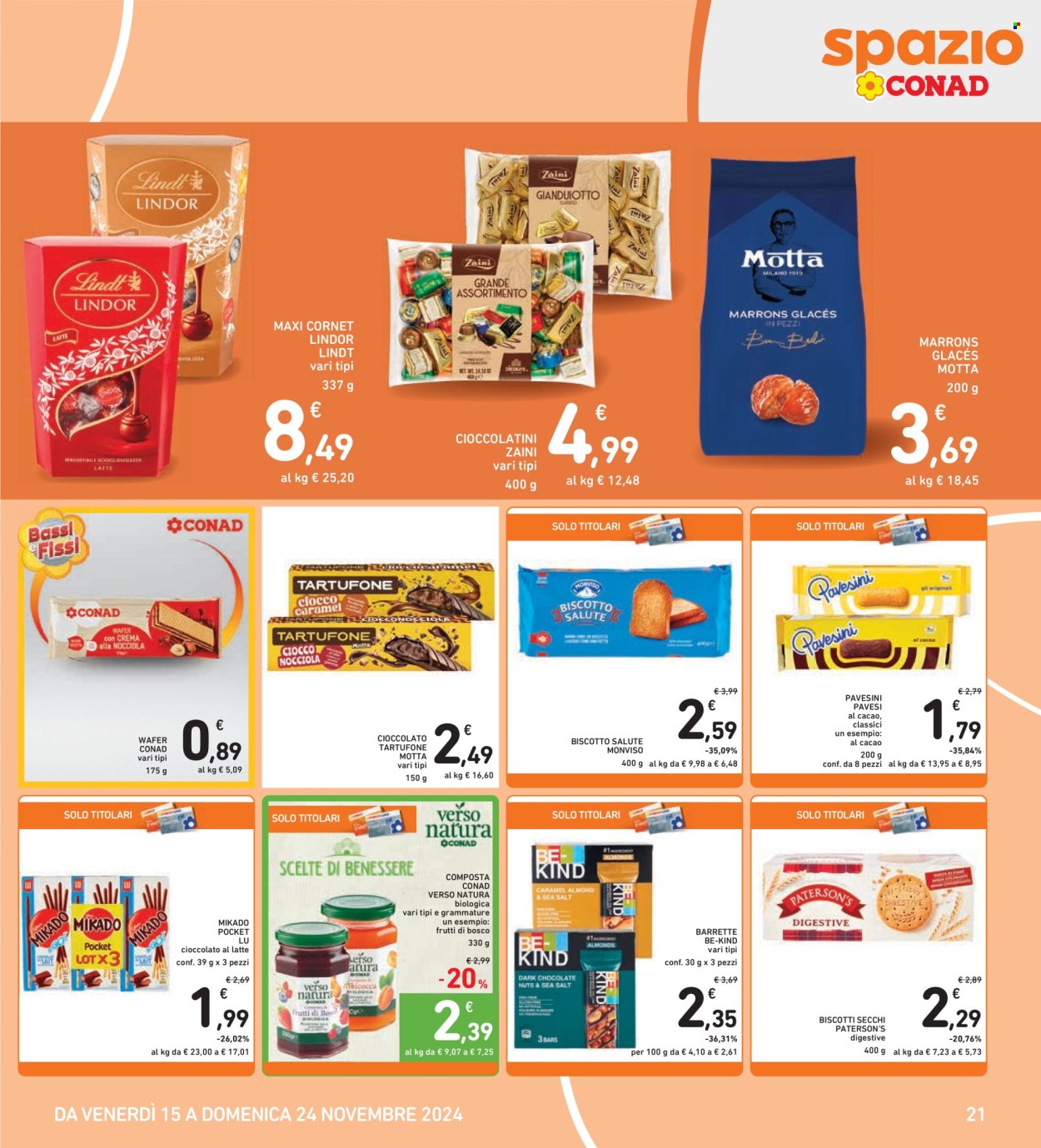 Volantino Spazio Conad - 15/11/2024 - 24/11/2024. Pagina 1