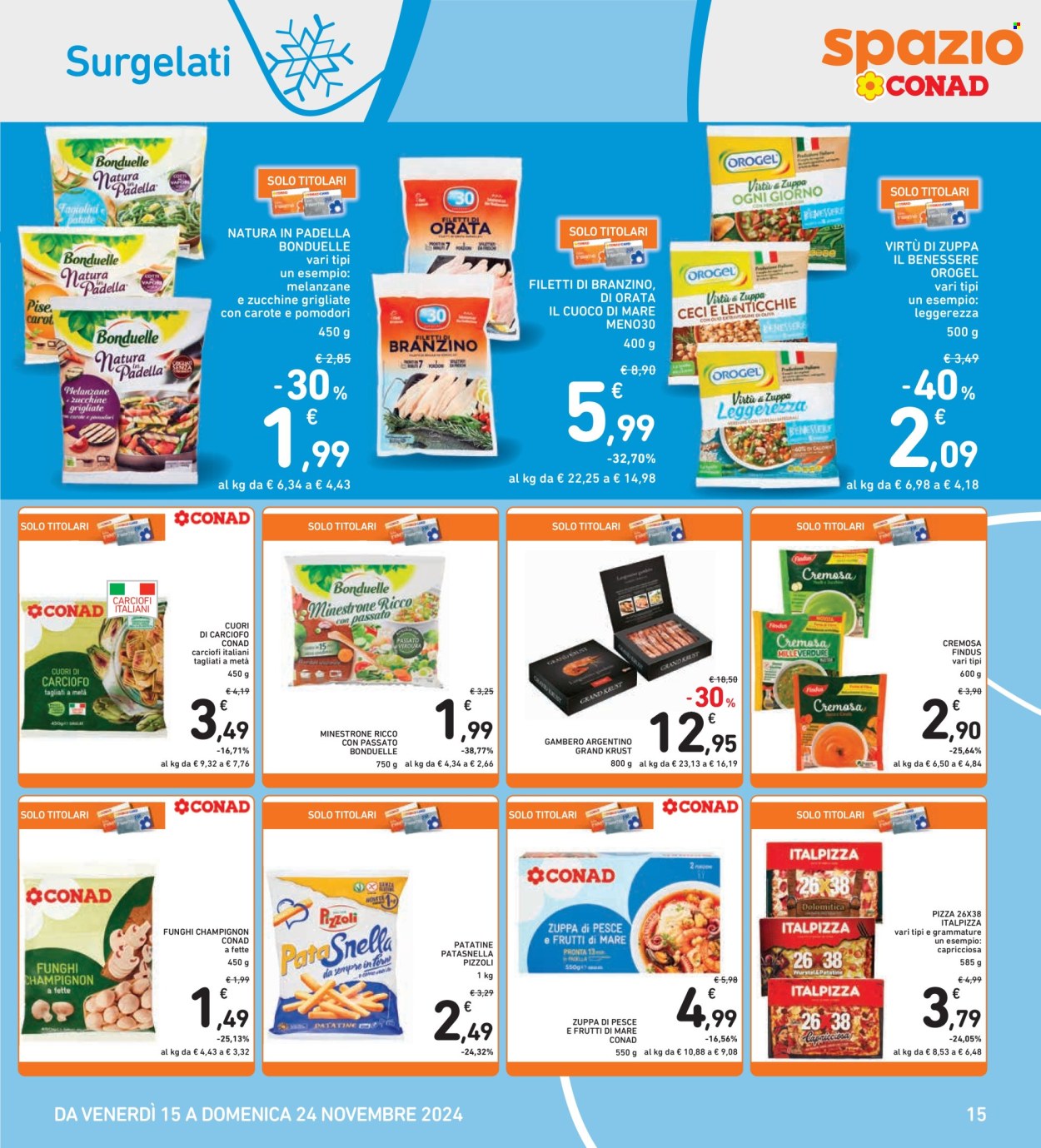 Volantino Spazio Conad - 15/11/2024 - 24/11/2024. Pagina 1