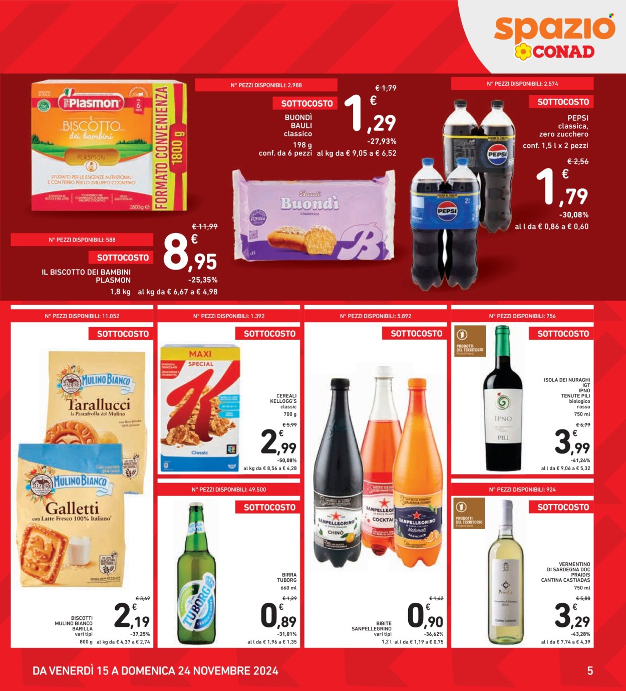 Volantino Spazio Conad - 15/11/2024 - 24/11/2024. Pagina 1