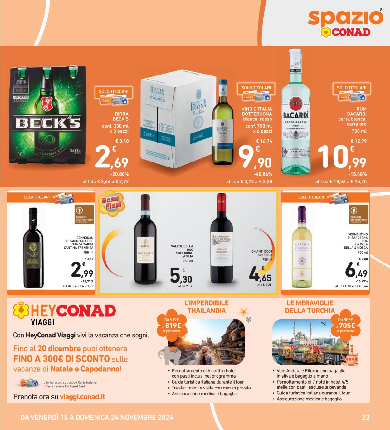 Volantino Spazio Conad - 15/11/2024 - 24/11/2024. Pagina 1