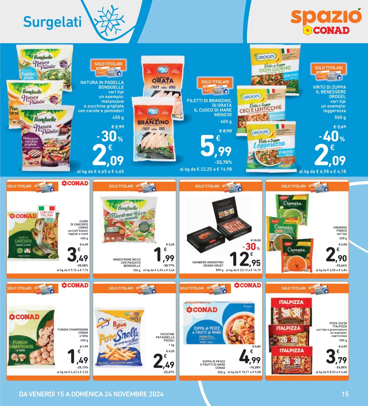 Volantino Spazio Conad - 15/11/2024 - 24/11/2024. Pagina 1