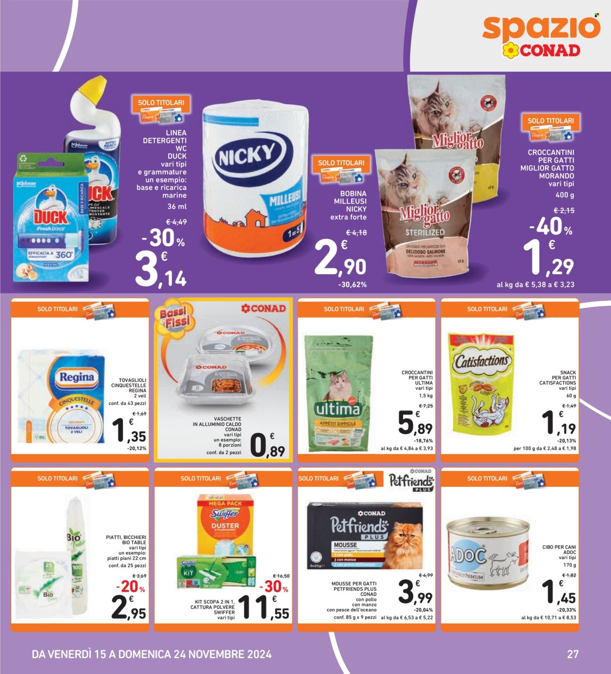 Volantino Spazio Conad - 15/11/2024 - 24/11/2024. Pagina 1