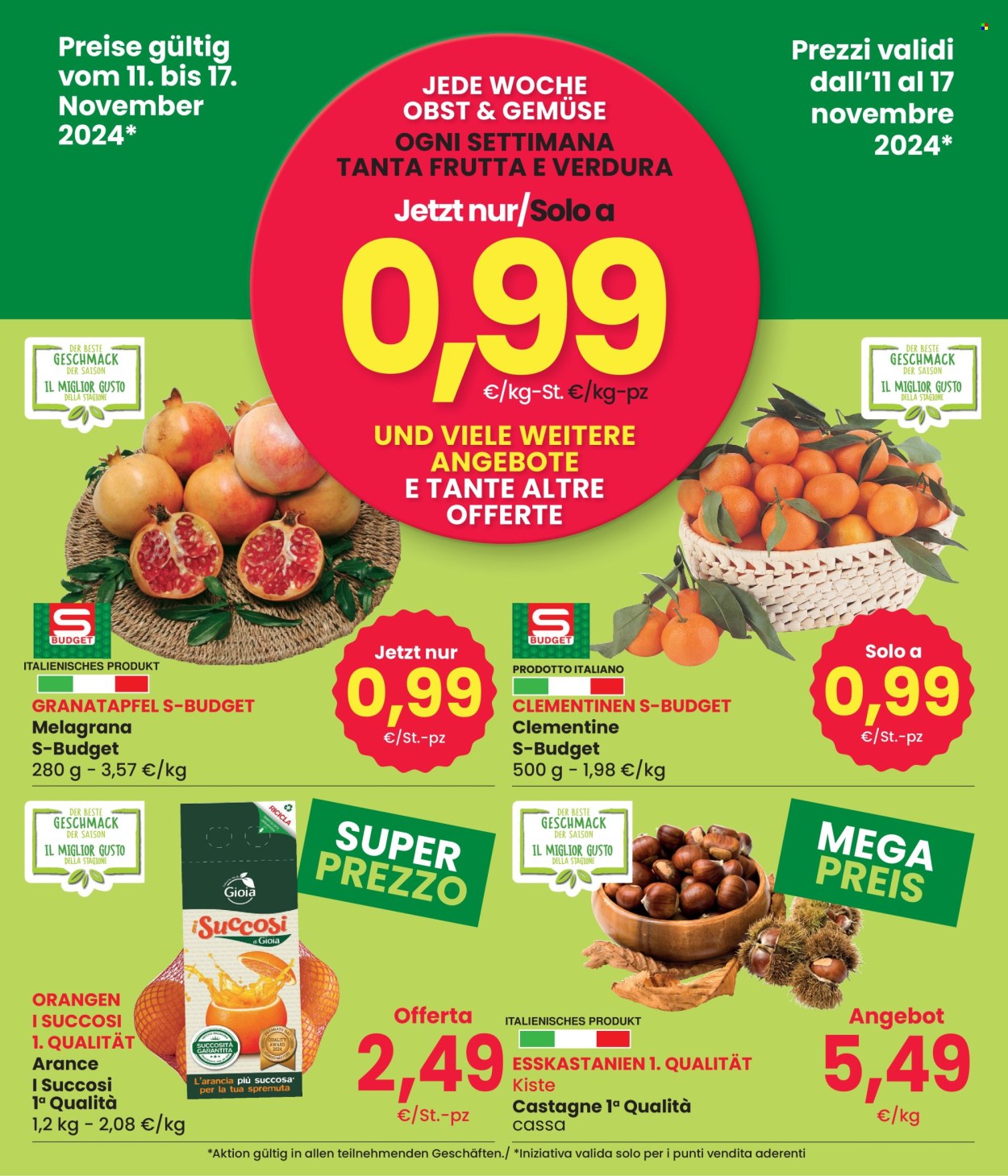 Volantino Interspar - 11/11/2024 - 17/11/2024. Pagina 1