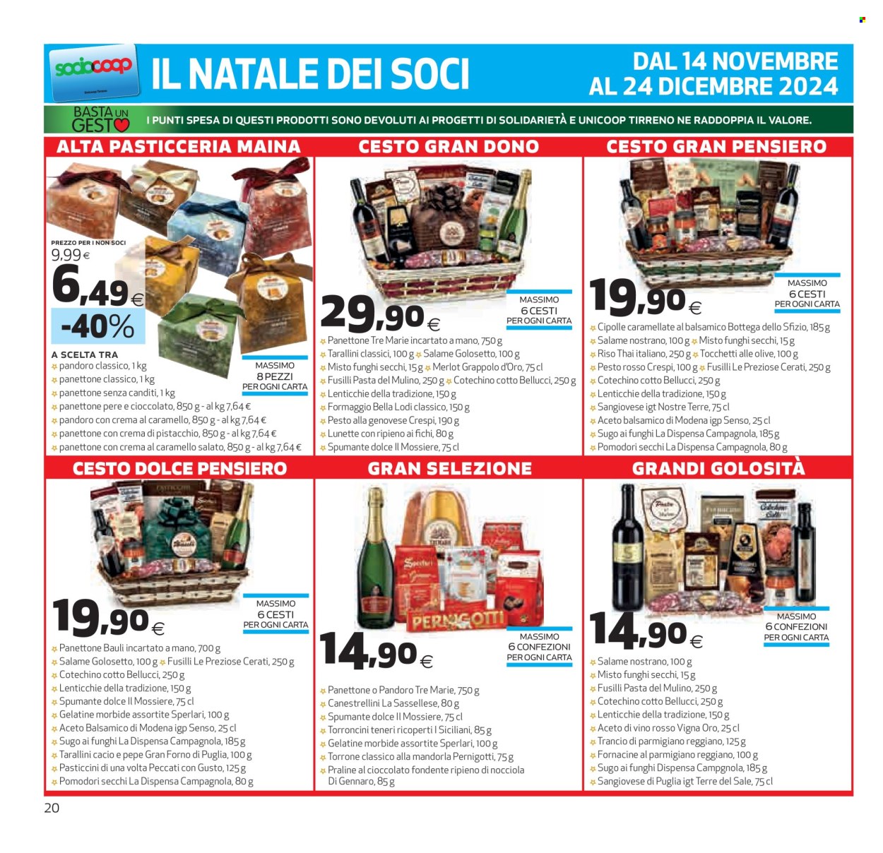 Volantino Coop - 14/11/2024 - 27/11/2024. Pagina 1