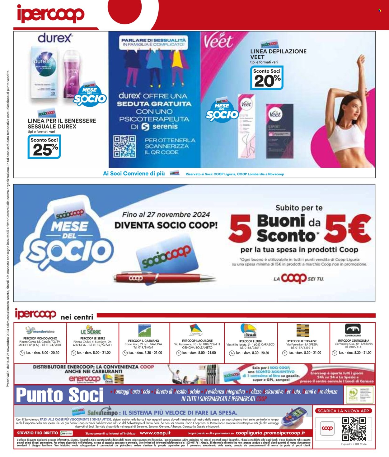 Volantino Coop - 14/11/2024 - 27/11/2024. Pagina 1