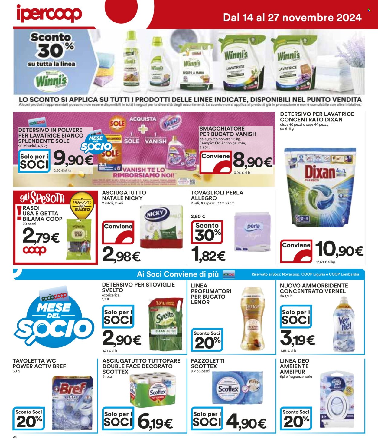 Volantino Coop - 14/11/2024 - 27/11/2024. Pagina 1