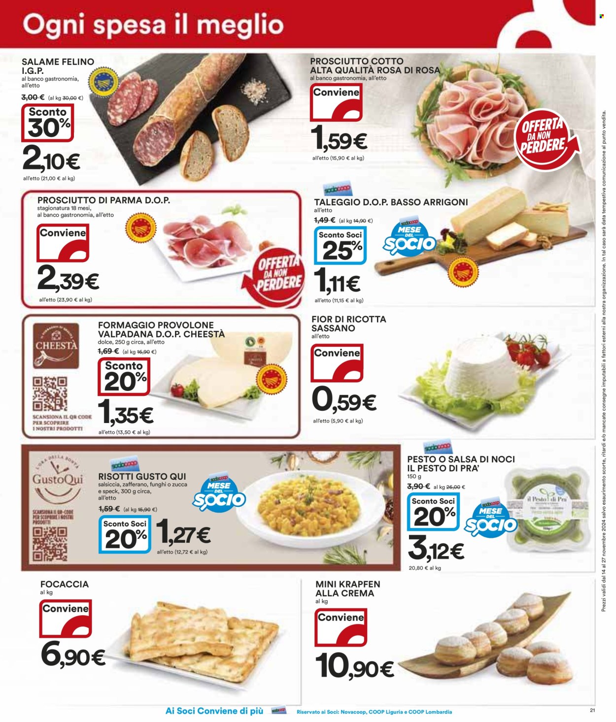 Volantino Coop - 14/11/2024 - 27/11/2024. Pagina 1