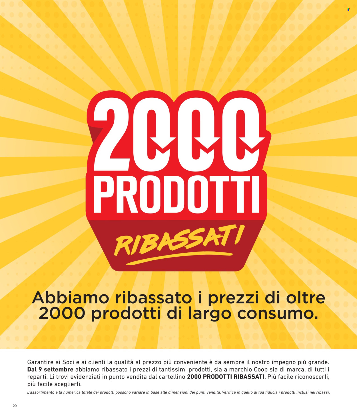 Volantino Coop - 14/11/2024 - 27/11/2024. Pagina 1