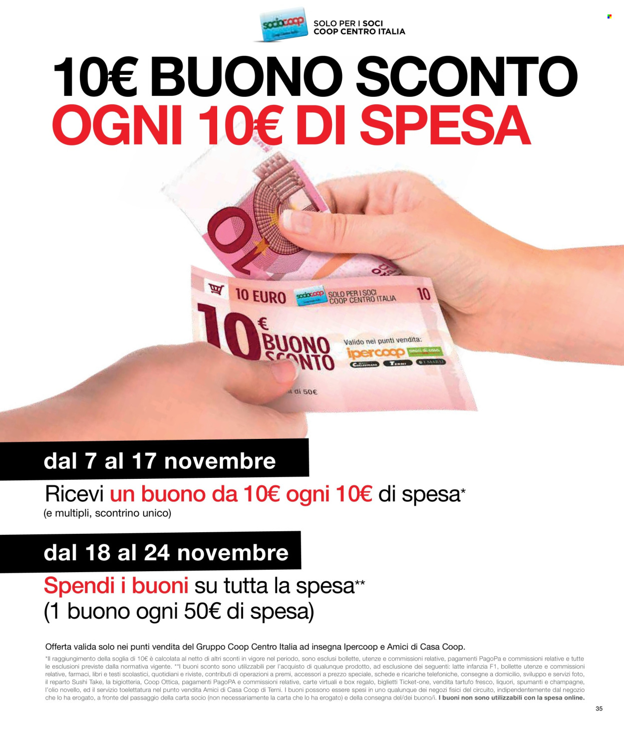 Volantino Coop - 14/11/2024 - 27/11/2024. Pagina 1