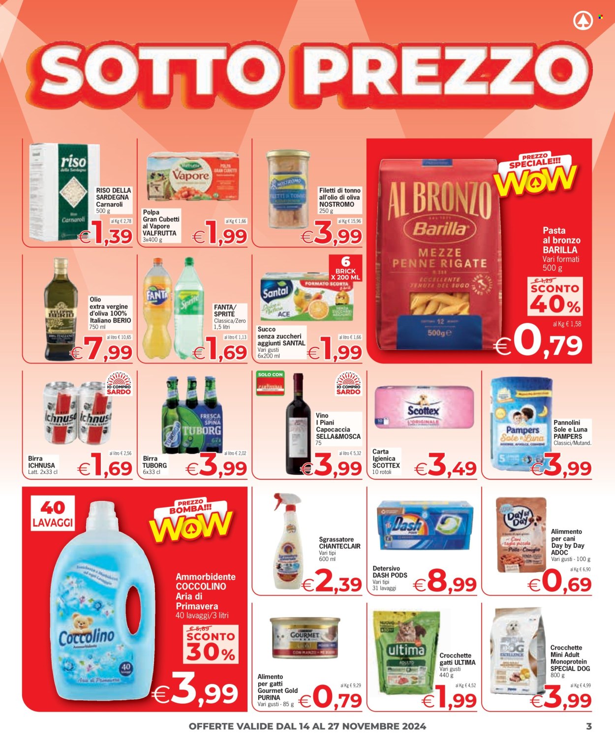 Volantino Eurospar - 14/11/2024 - 27/11/2024. Pagina 1