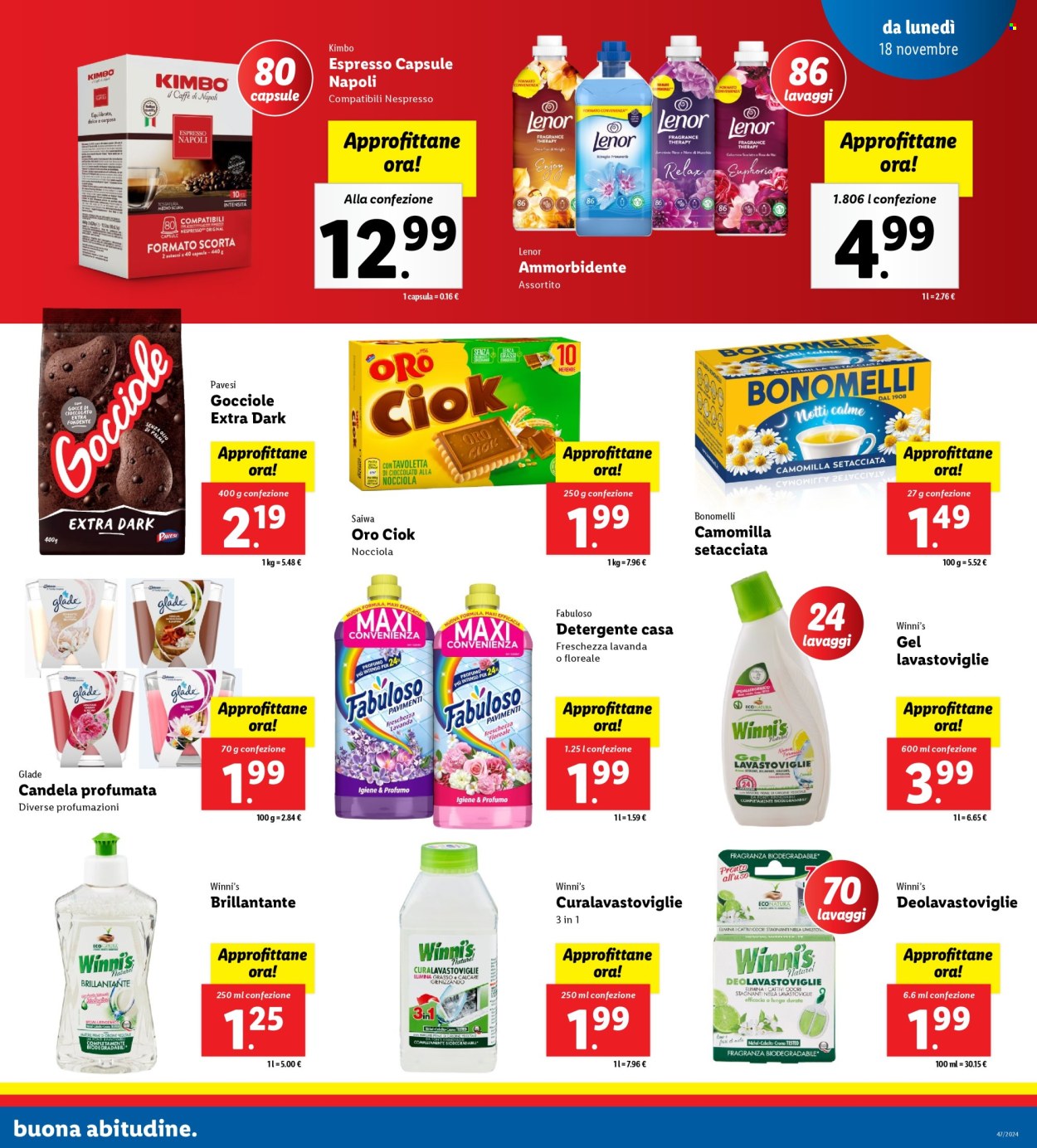 Volantino Lidl - 18/11/2024 - 24/11/2024. Pagina 1