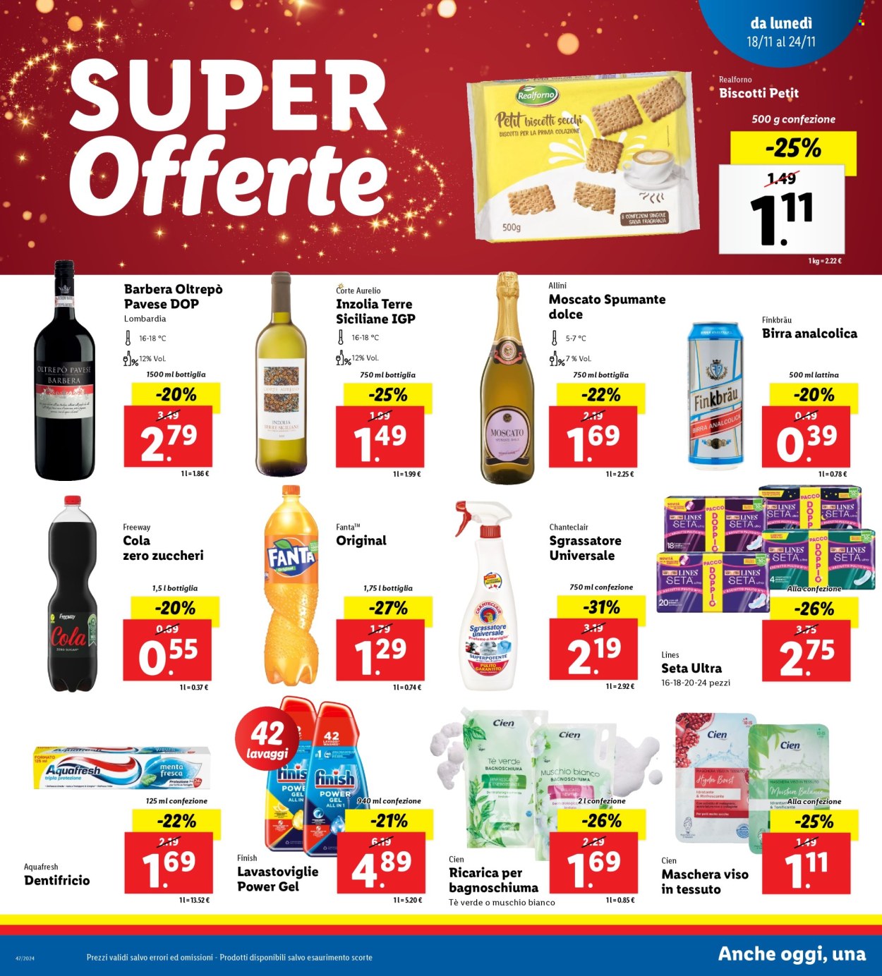 Volantino Lidl - 18/11/2024 - 24/11/2024. Pagina 1