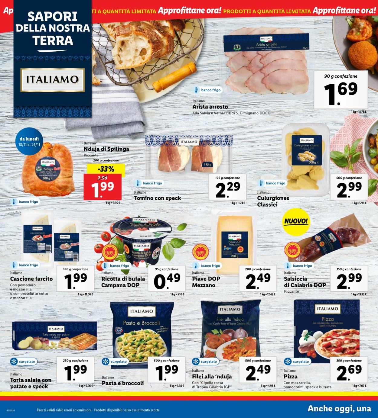 Volantino Lidl - 18/11/2024 - 24/11/2024. Pagina 1