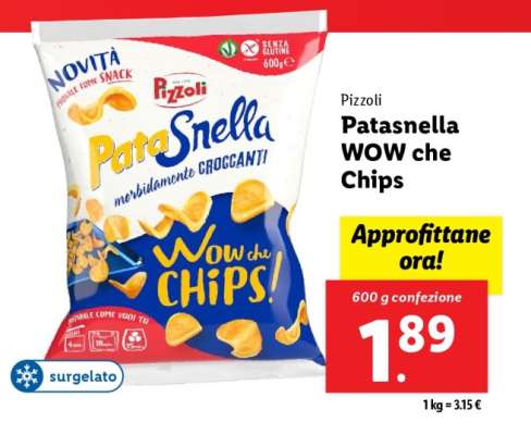 Patasnella WOW che Chips